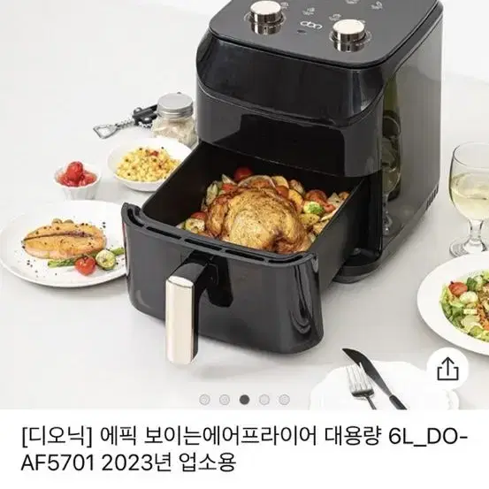 디오닉 이픽 보이는 에어프라이어