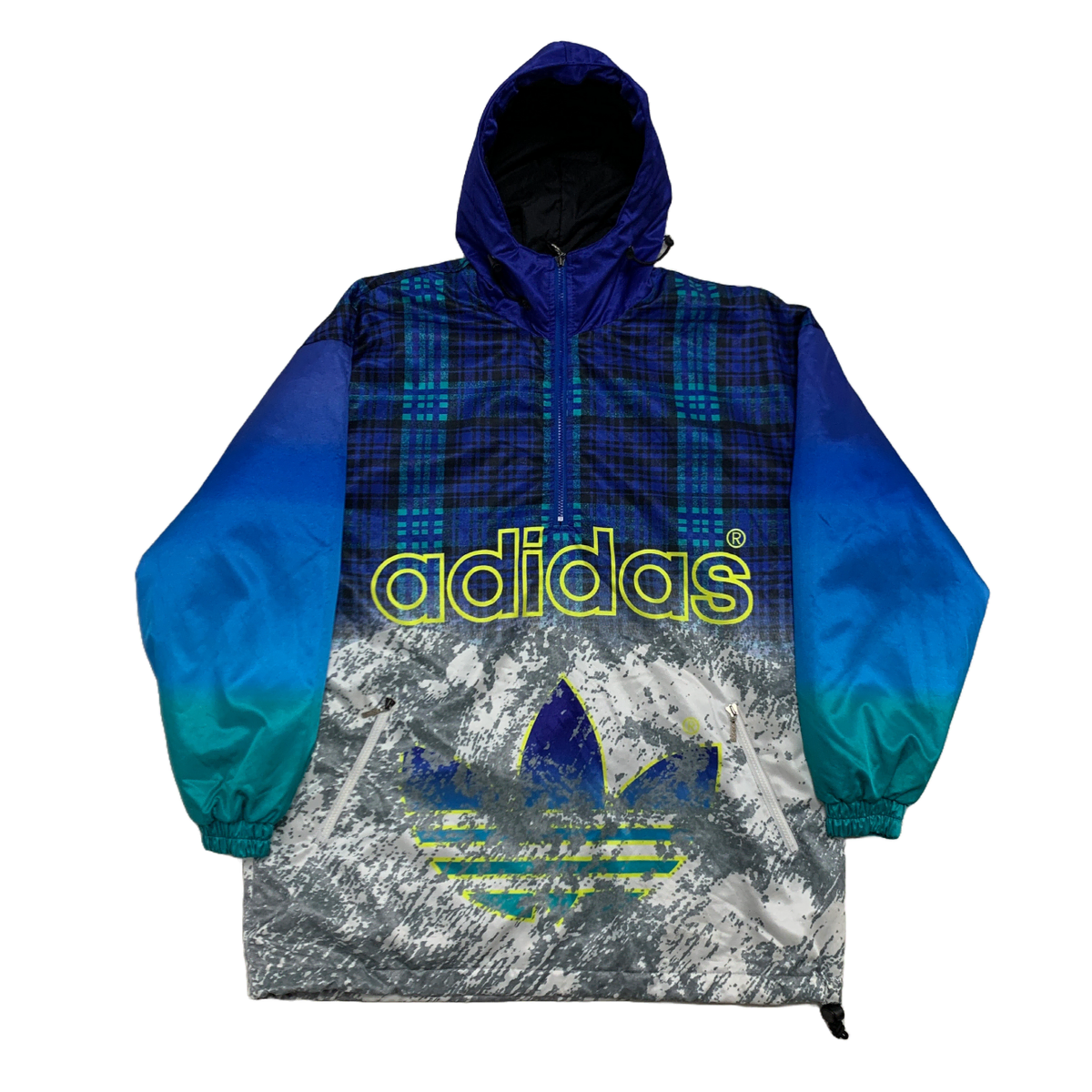 [3XL] Adidas X Descent Old School Quilted Anorak (B1-23-37)