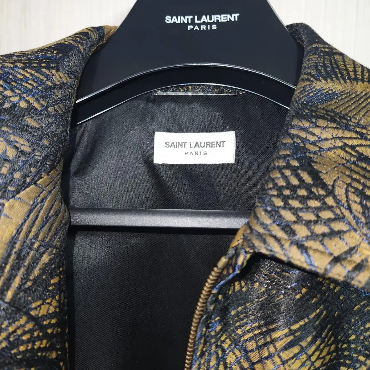 생로랑 saint laurent 637524 팜트리 테디자켓 52사이즈