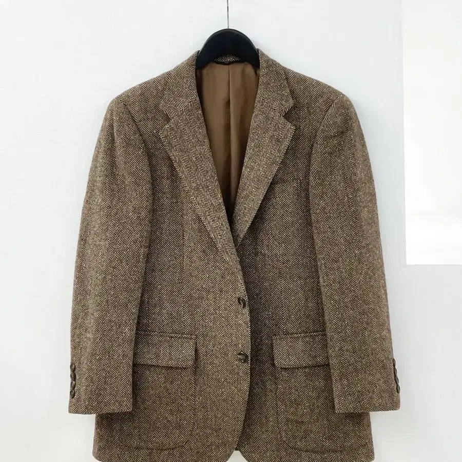 도네갈트위드 헤링본 자켓 Donegal tweed herringbone