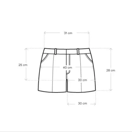 포르테나 드반 체크 쇼츠 S