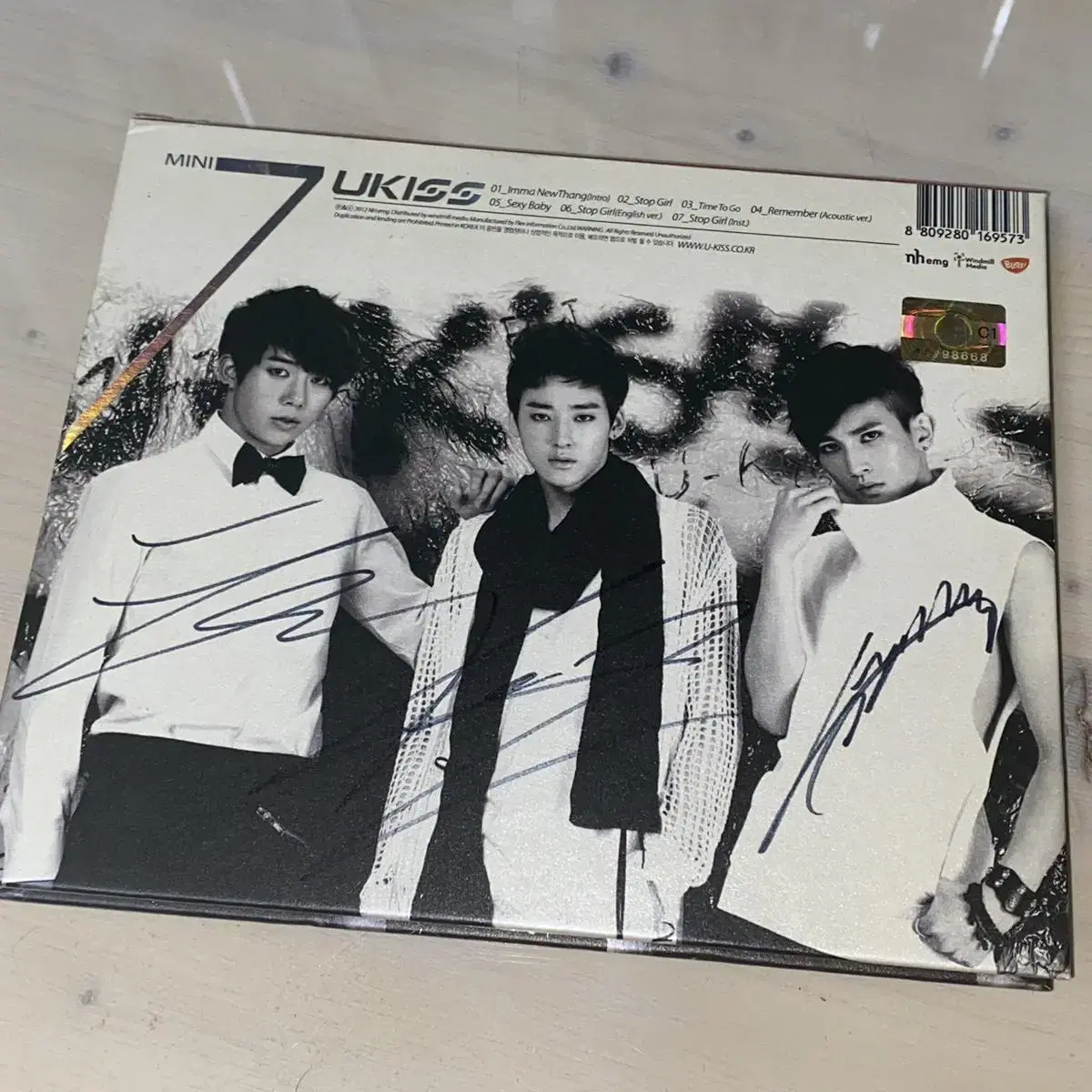 Yukis autographed album