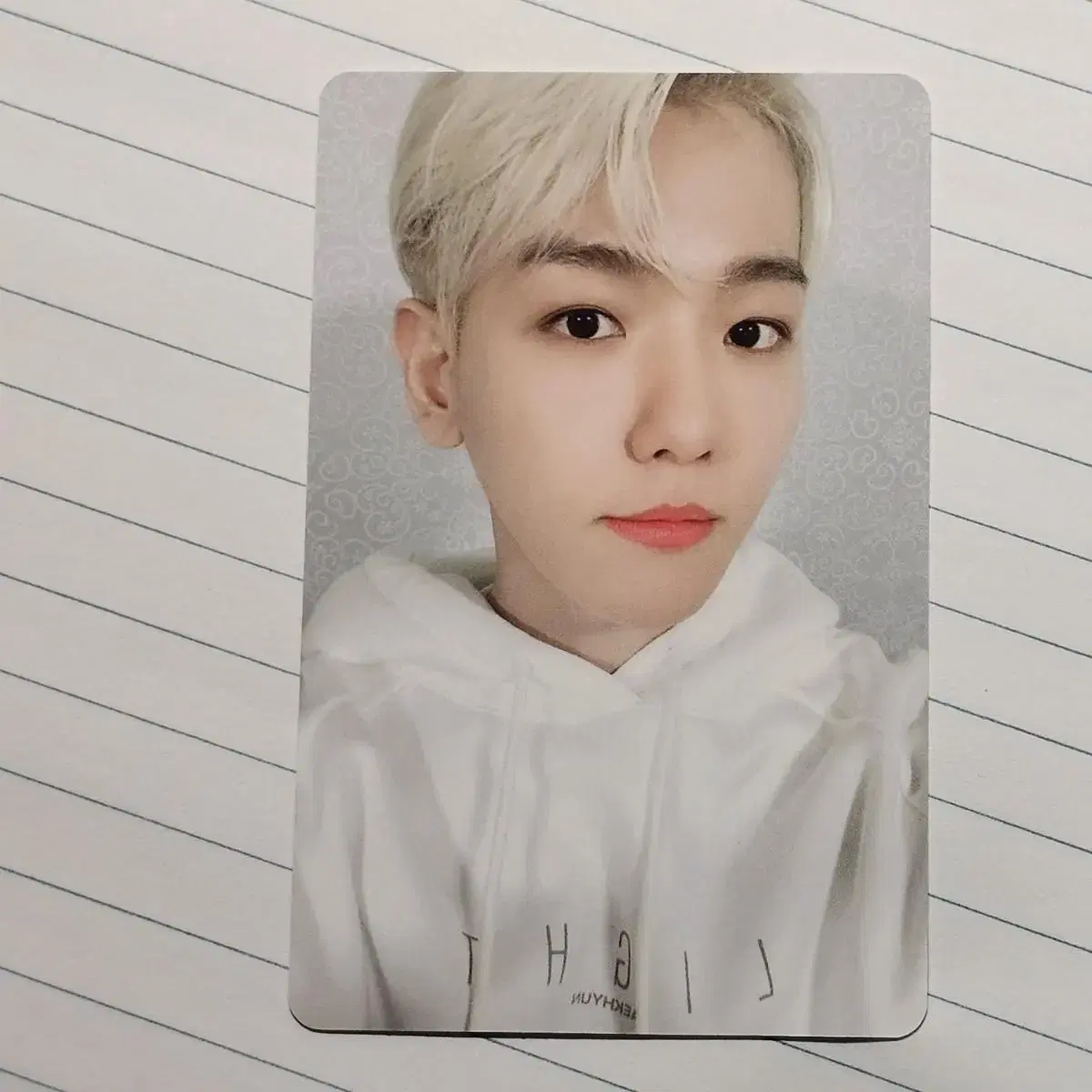 Rewind Blossom Photo Card (EXO's Baekhyun)