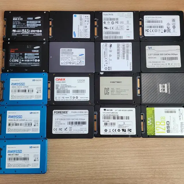 [120GB, 128GB SSD] 2.5인치 SSD 판매