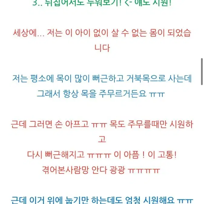 엘크 넥네이져 거북목 교정기 새상품