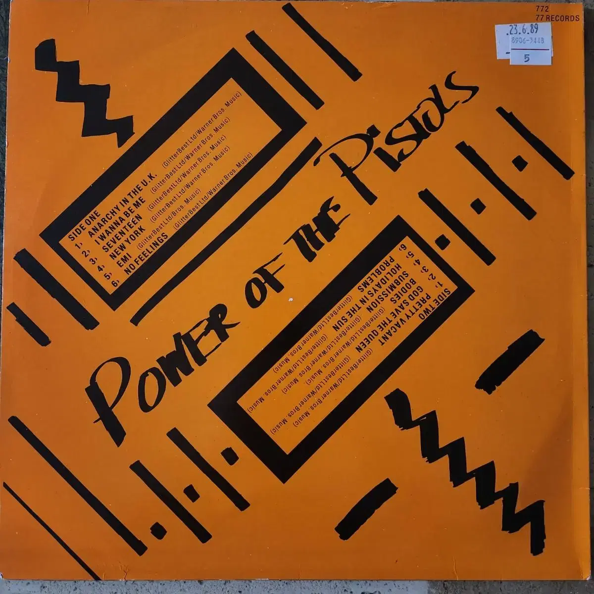 섹스피스톨즈 Power of the pistols LP