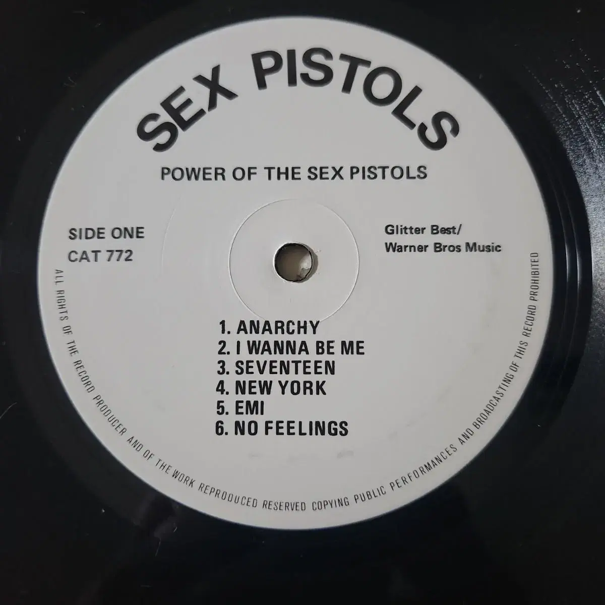 섹스피스톨즈 Power of the pistols LP