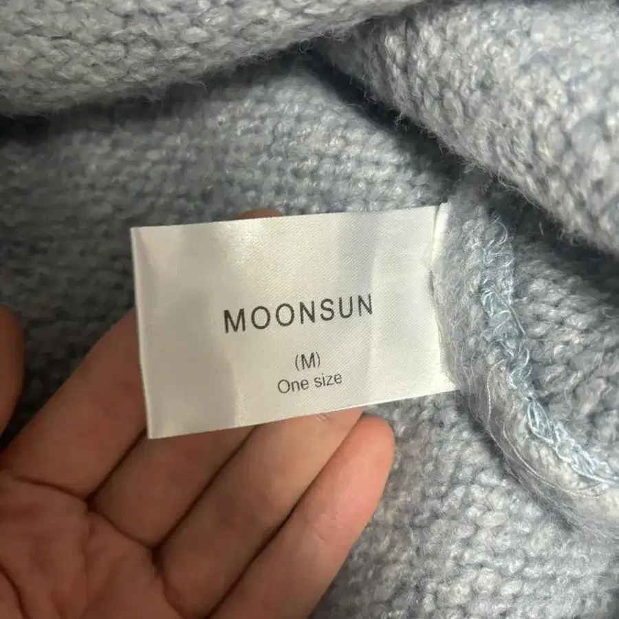 moonsun 알파카 가디건