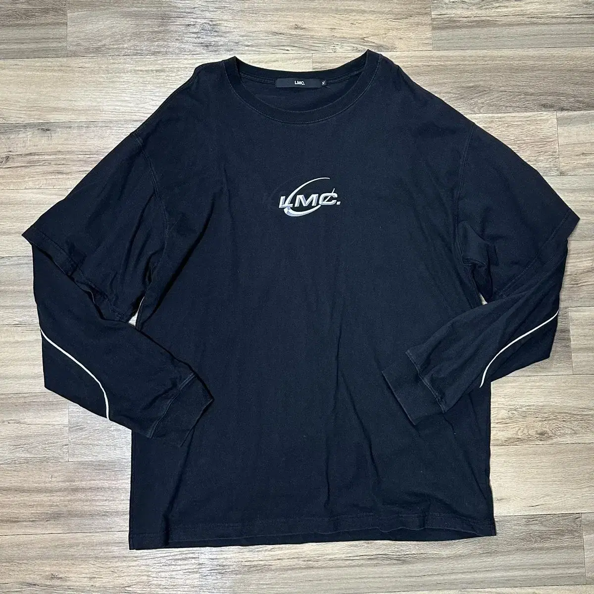 [XL] LMC Pipeline Layered Long Sleeve Black