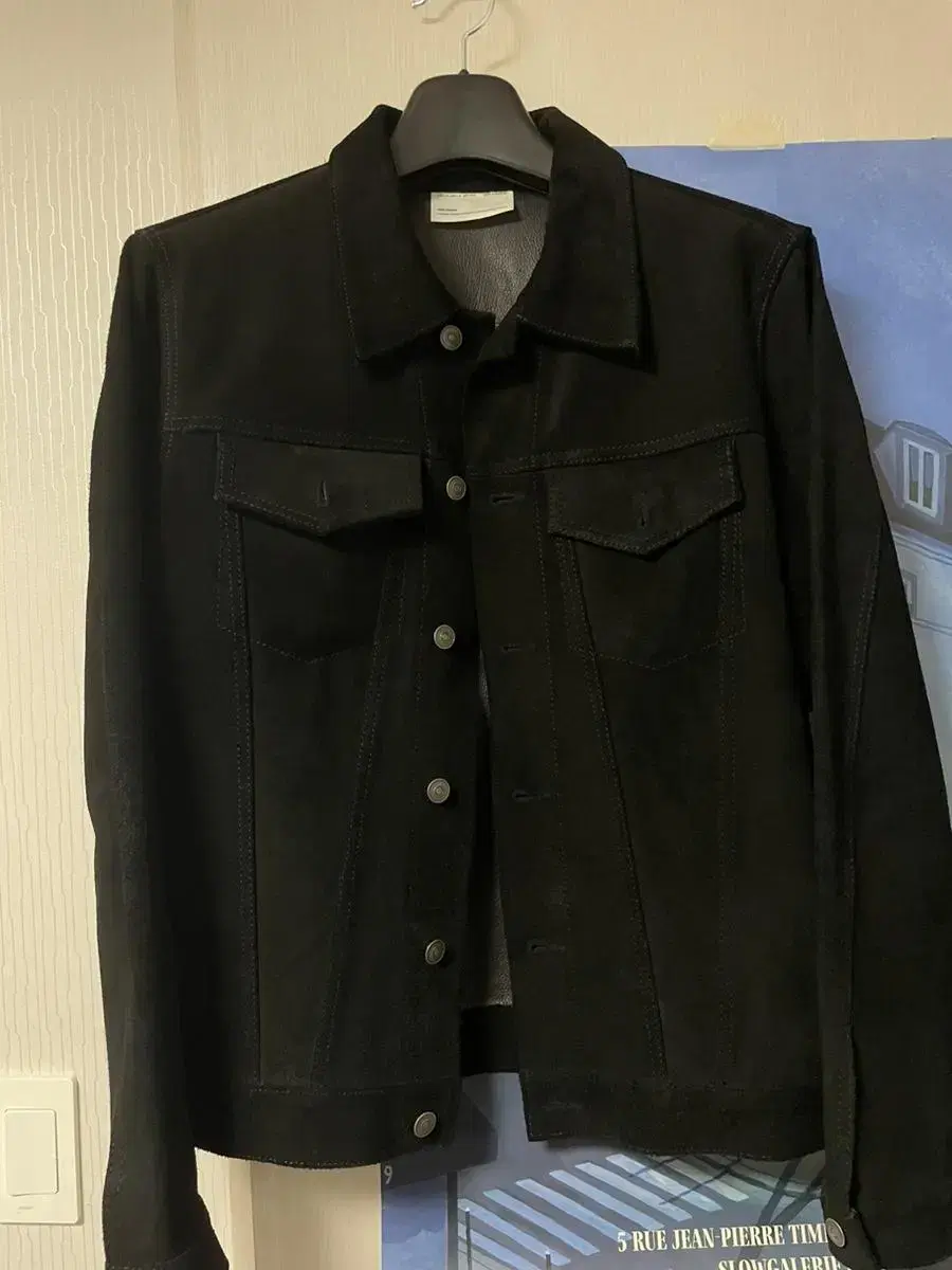 21Fw Zara Origin cowhide and suede jacket L-XL