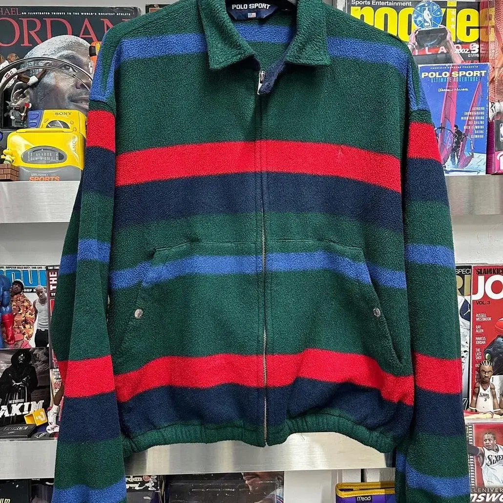 90s polo sport 폴로스포츠 후리스 자켓