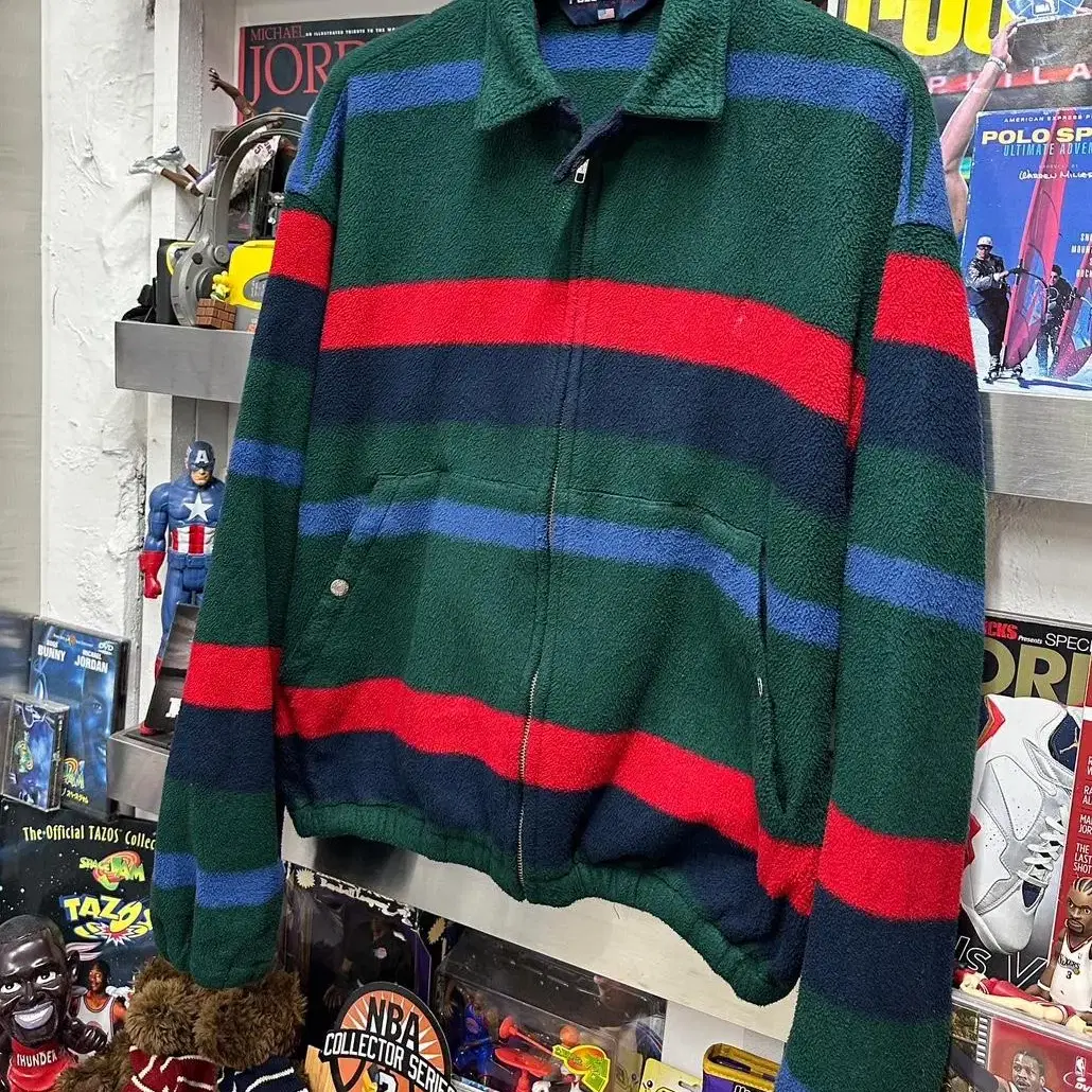 90s polo sport 폴로스포츠 후리스 자켓