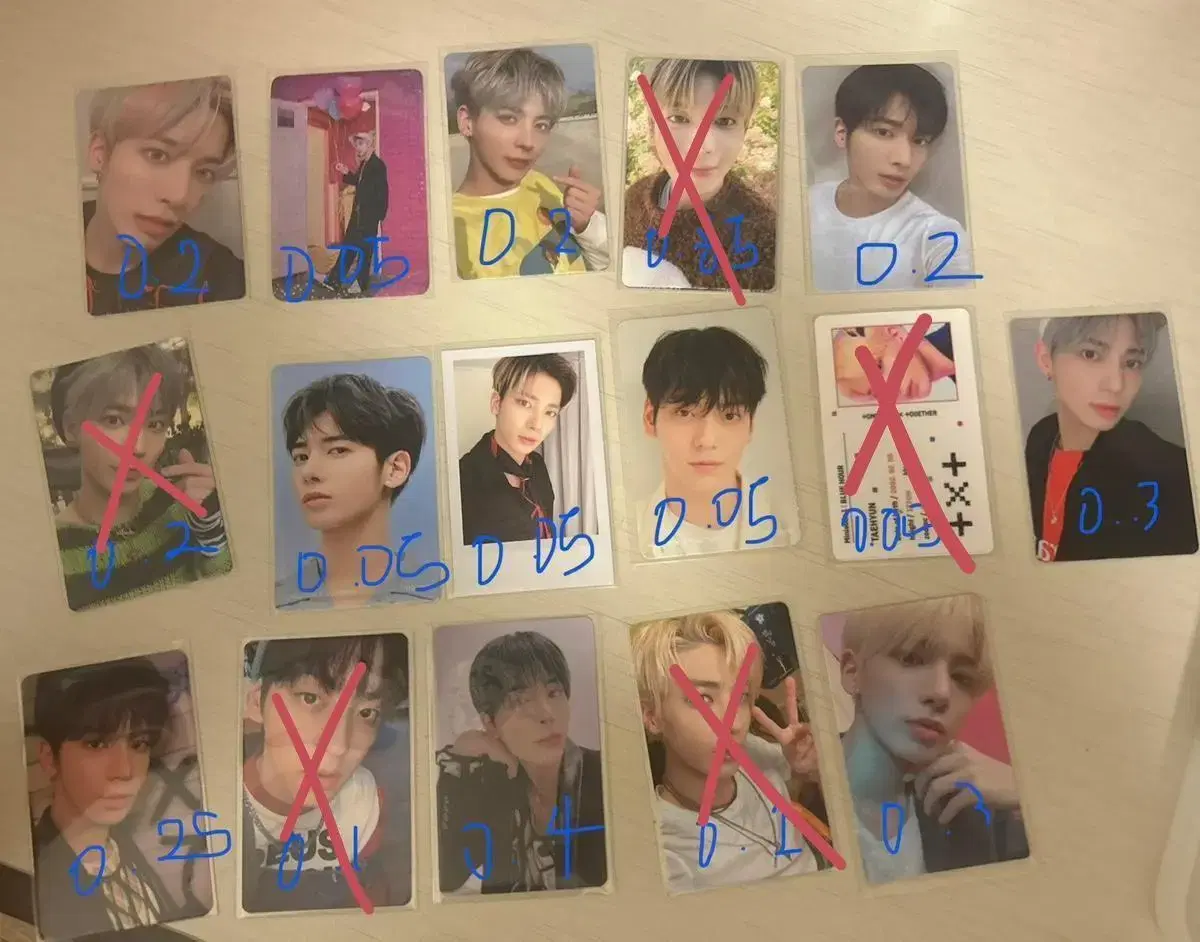 Tubatu photocard sell below market price txt TXT concert bbobatoo Yeonjun Soobin