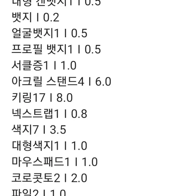 뱅드림 포핀파 우시고메  리미 아크릴 캔뱃지 색지 굿즈 일괄 개별 판매