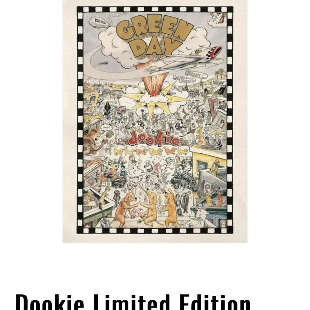 그린데이 Dookie 30주년 한정판 넘버링 포스터 판매합니다