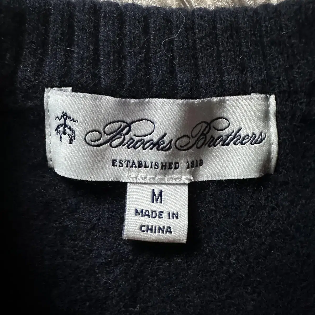 [여성 M] 브룩스브라더스 BROOKS BROTHERS 로고 울 니트