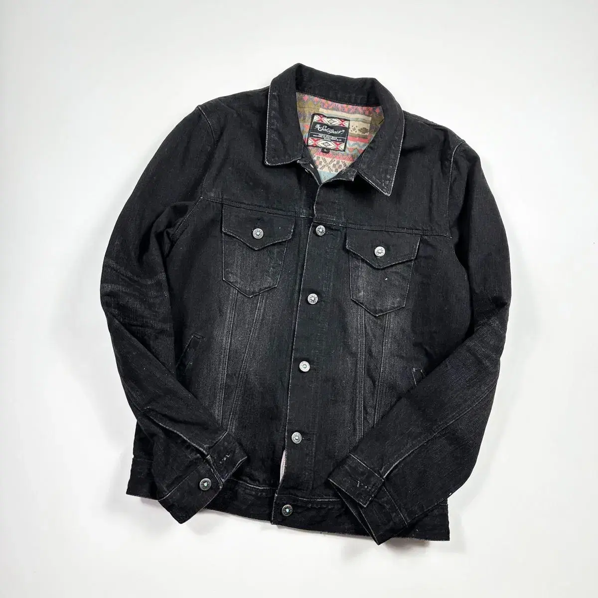 Saintpaul Black Denim Tucker Jacket (L)