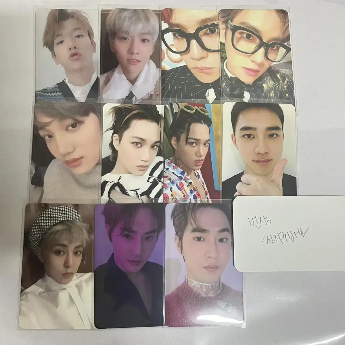 Exo baekhyun kai d.o. xiumin suho album photocard WTS