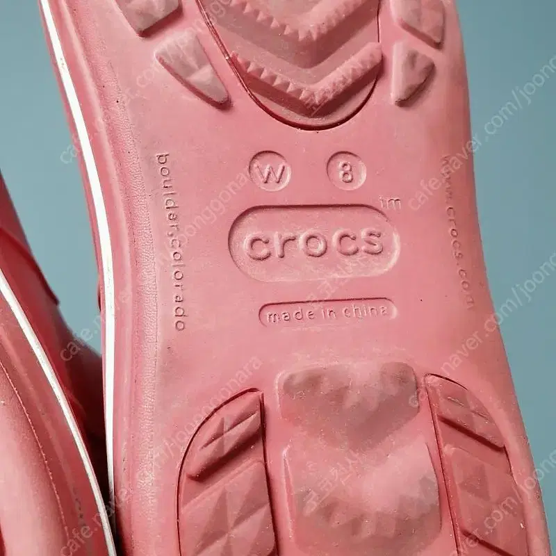 CROCS 크록스 레인부츠 크록밴드 존트 롱부츠 성인 여아 장화 8사이즈