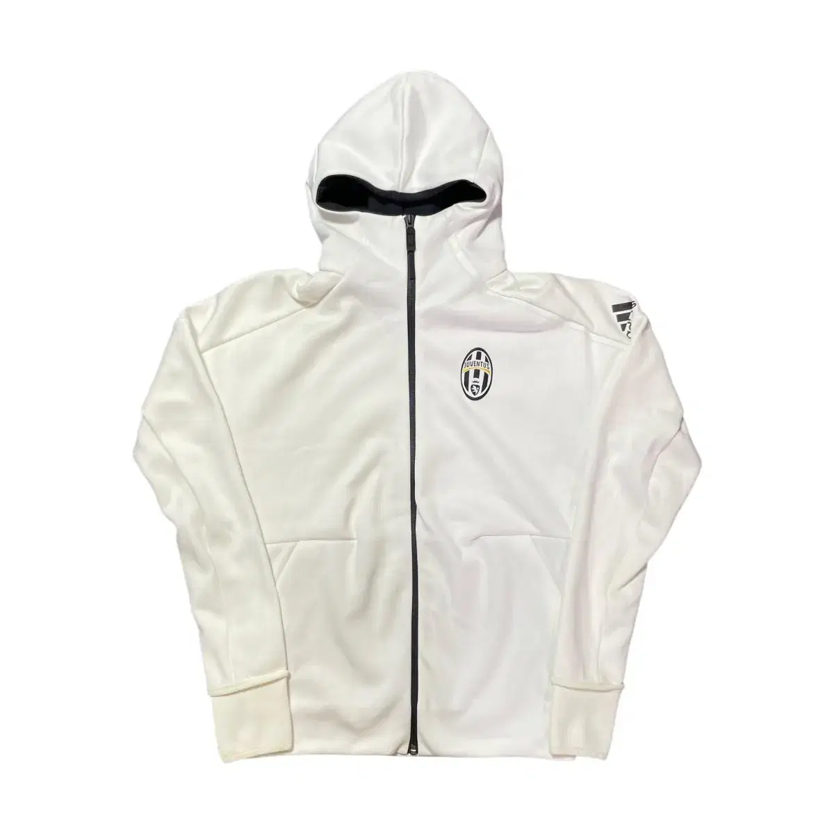 Adidas White Juventus Hoodie Zip Up 95