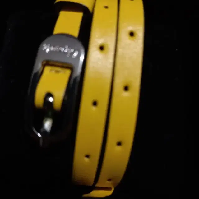 리뽀 팔찌 pin buckle bracel lemon yellow