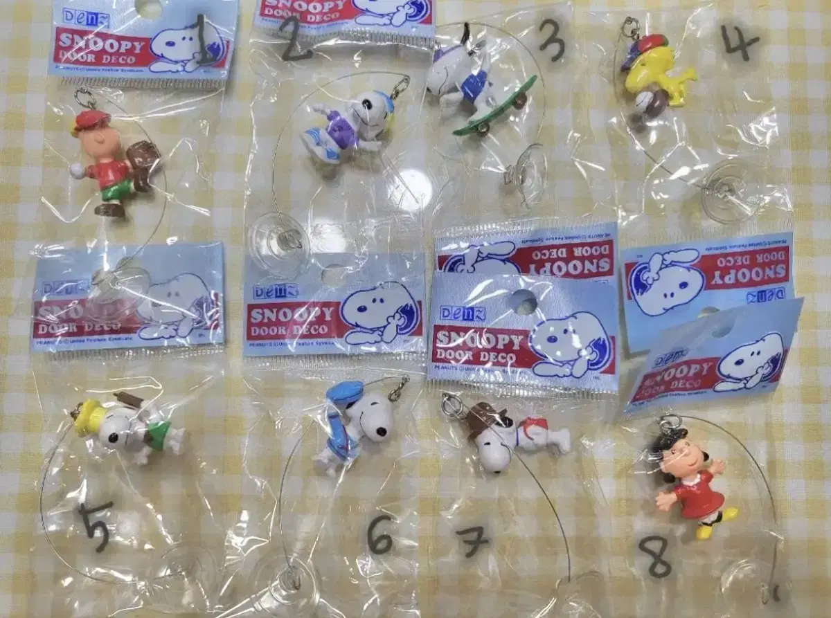 스누피 문데코 피규어 댕글러 장난감 소품