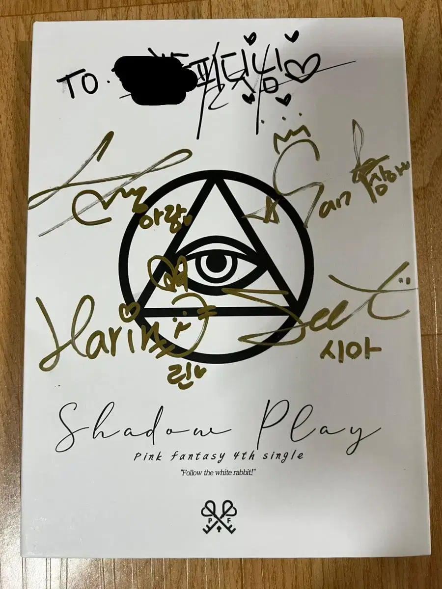 Pink Fantasy Pink Fantasy handwritten sign album