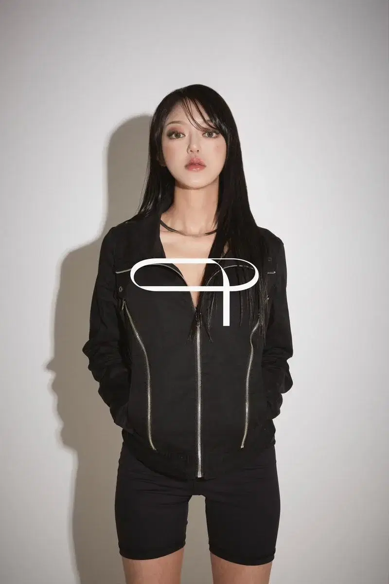 딥인블루 deformable zipper jacket black