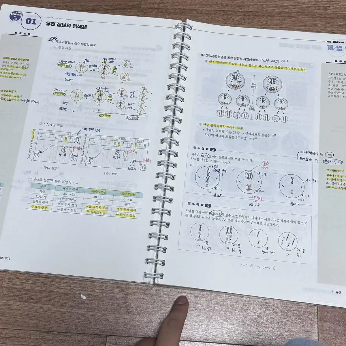 2023 백호 생명과학1 개념완성 본책 + 서브노트