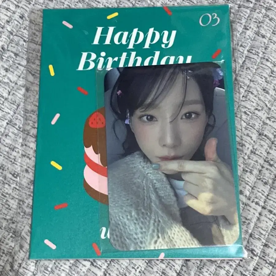 태연 생일포카 미개봉 양도