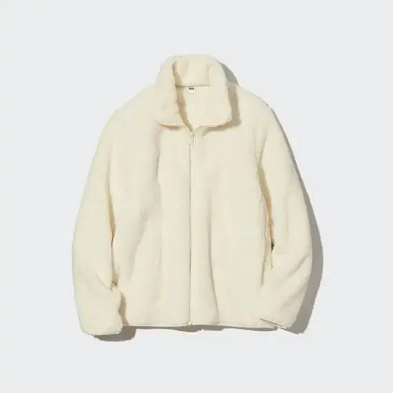 UNIQLO white fleece