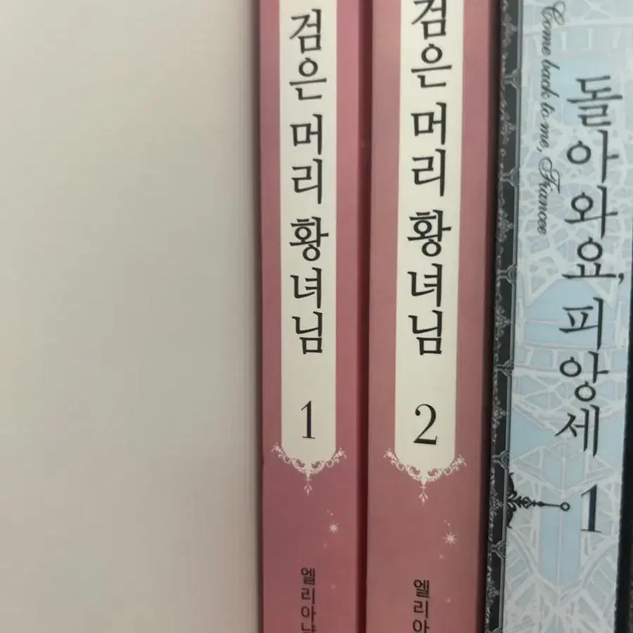 검은 머리 황녀님 소설 책 1-2권