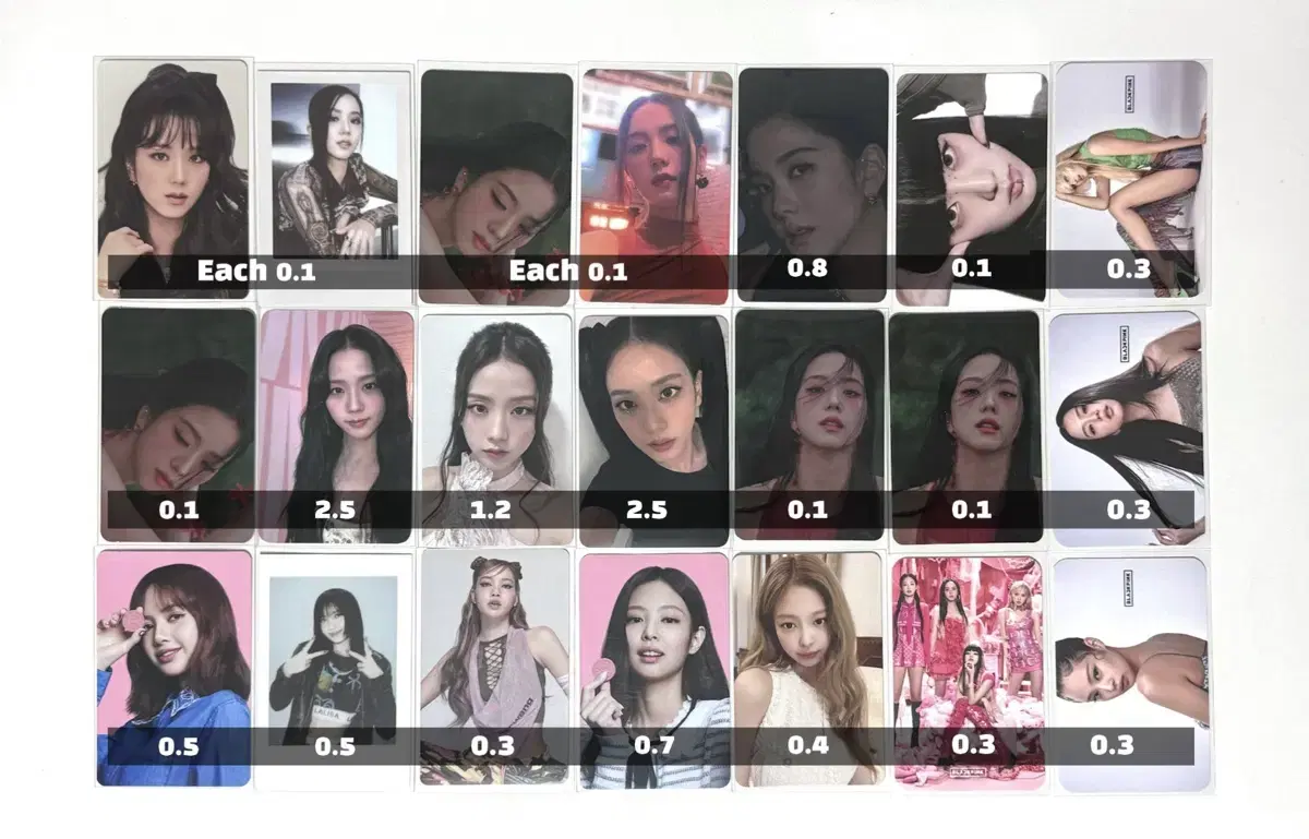 Black Pink photocard jisoo jennie rose lisa WTS Photocards