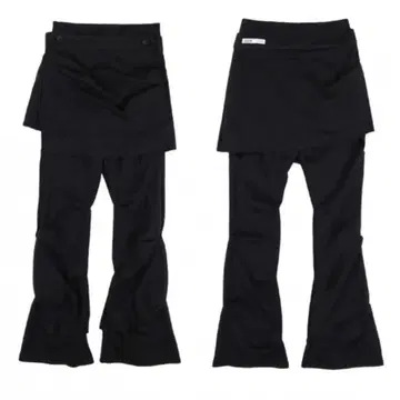 오호스 ojos wrap over tuck pants (black) | 브랜드 중고거래 플랫폼