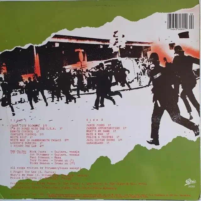 THE CLASH - THE CLASH LP(미국초반)