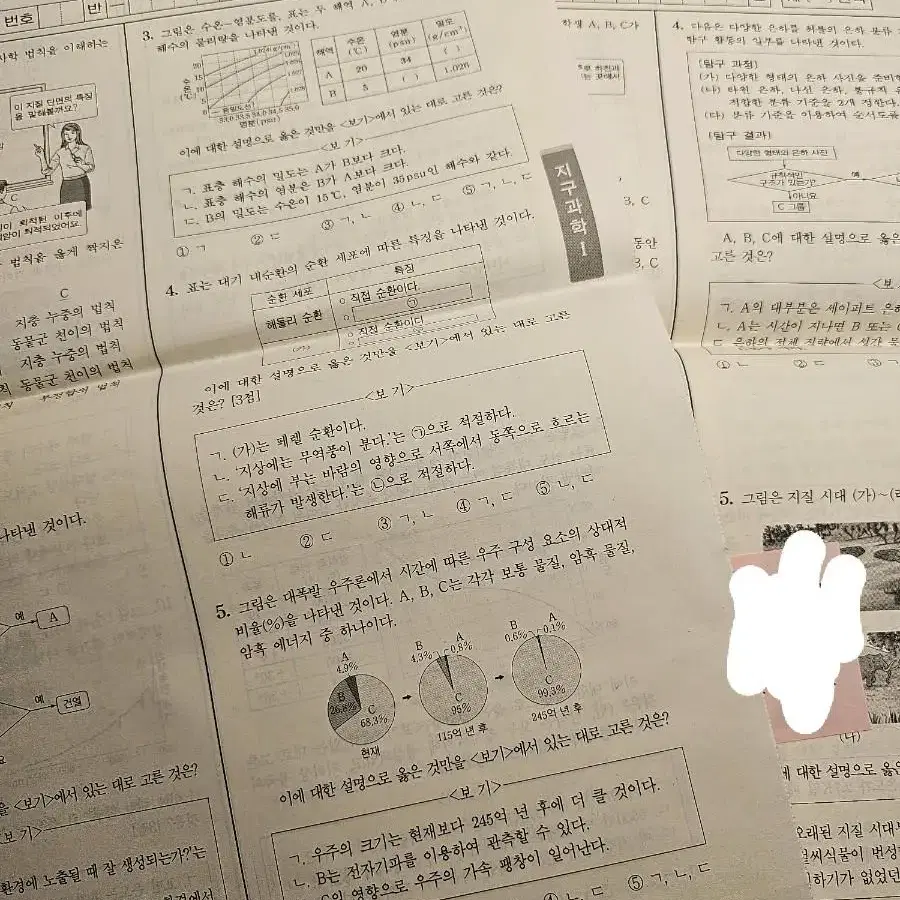 시대인재 브릿지, 한수,션티  박썬 지구과학 모의고사 김승리 모의고사