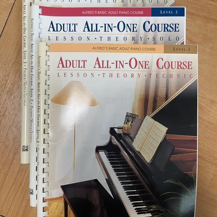 피아노 Adult All-in-one Course. Level 1,2,3