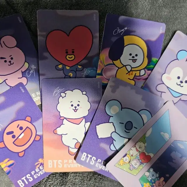 BT21 10주년 생일 포카 세트 양도