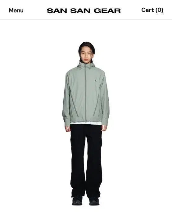 (New/Taxi) San San Gear 23SS Jade Windbreaker