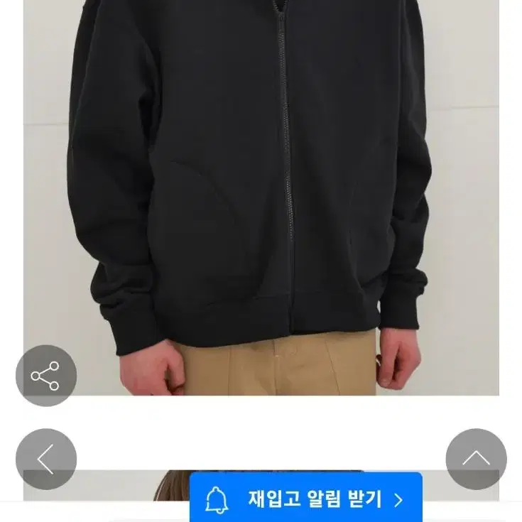 브이투 하이넥 집업 블랙 새상품