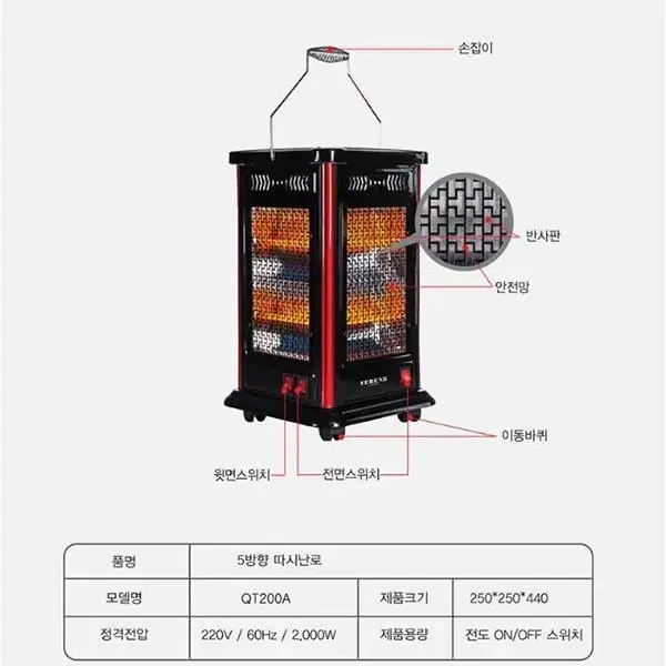 오방난로 따시난로