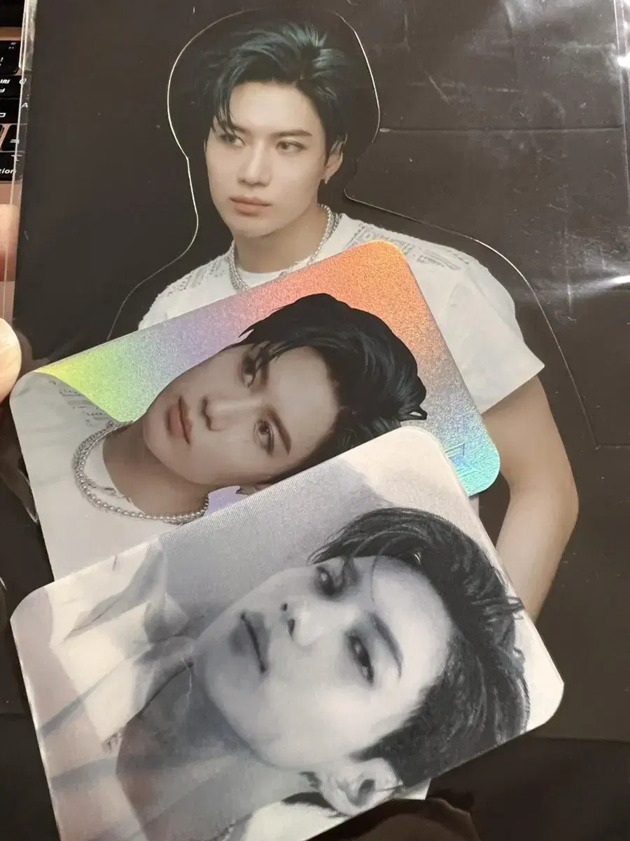 SuperM taemin hologram Photocard Set Fabric poster unsealed