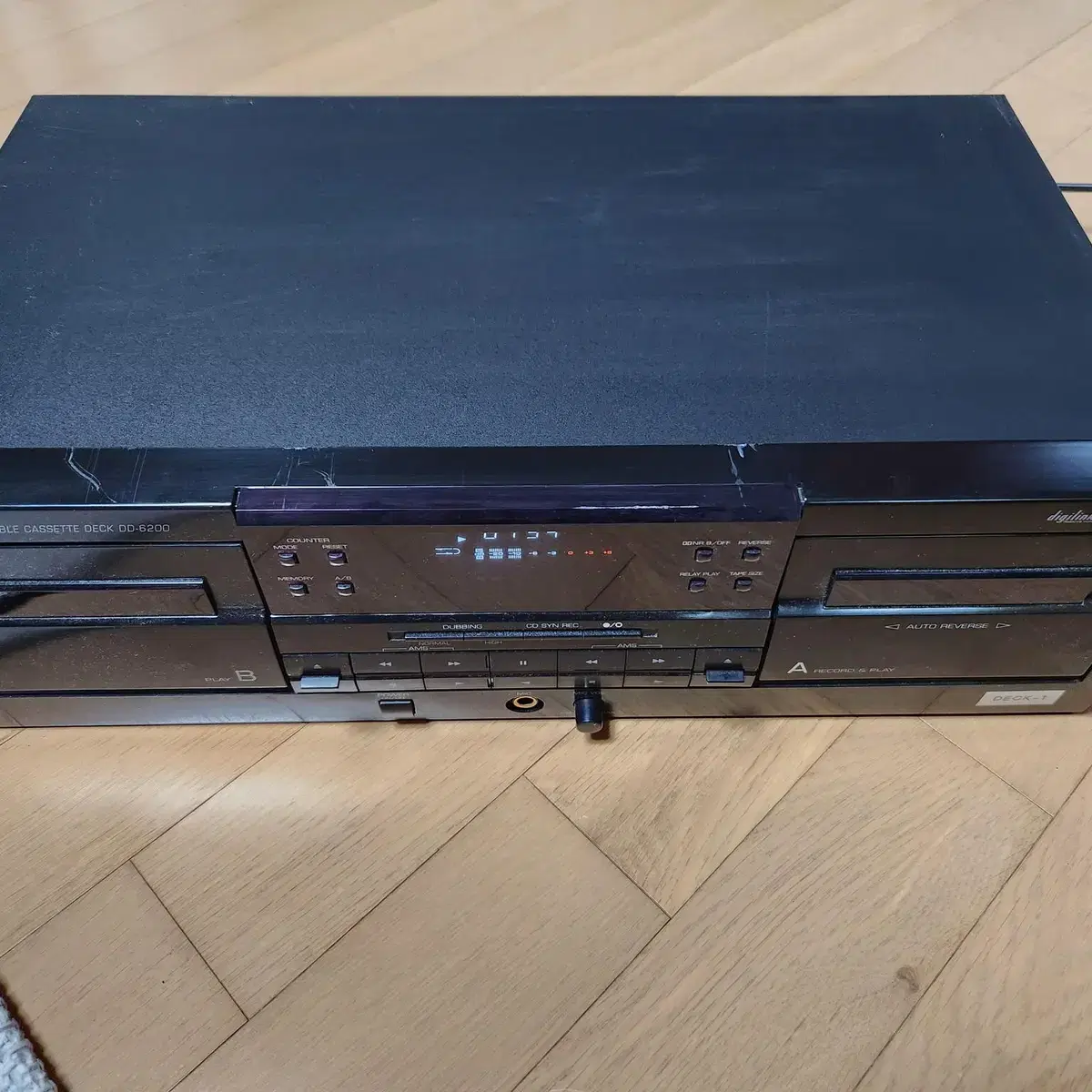 INKEL DOUBLE CASSETTE DECK DD-6200 더블덱