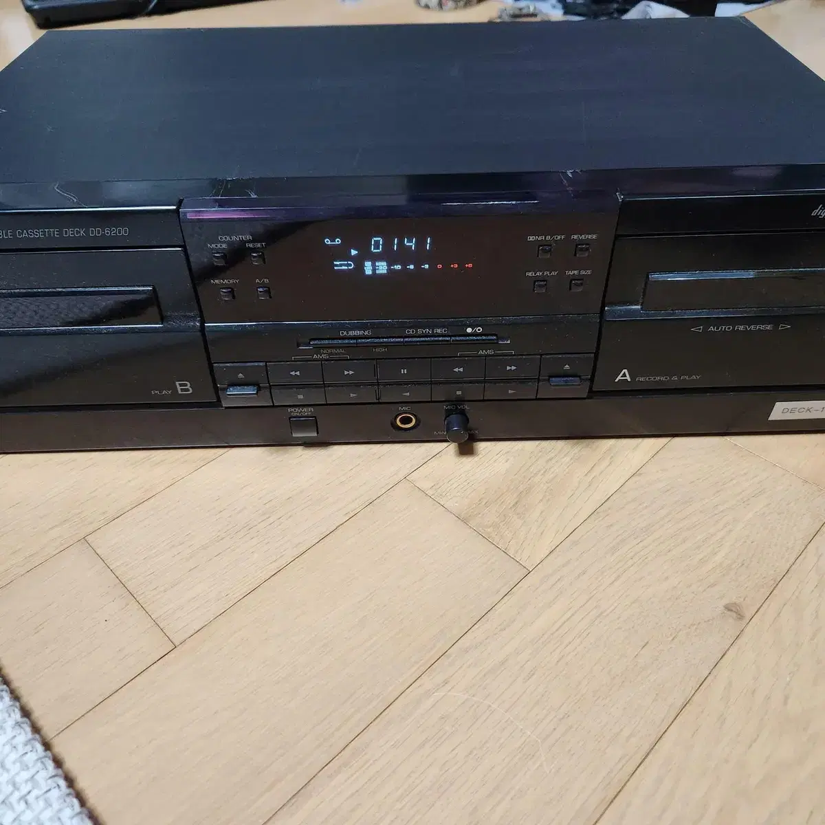 INKEL DOUBLE CASSETTE DECK DD-6200 더블덱