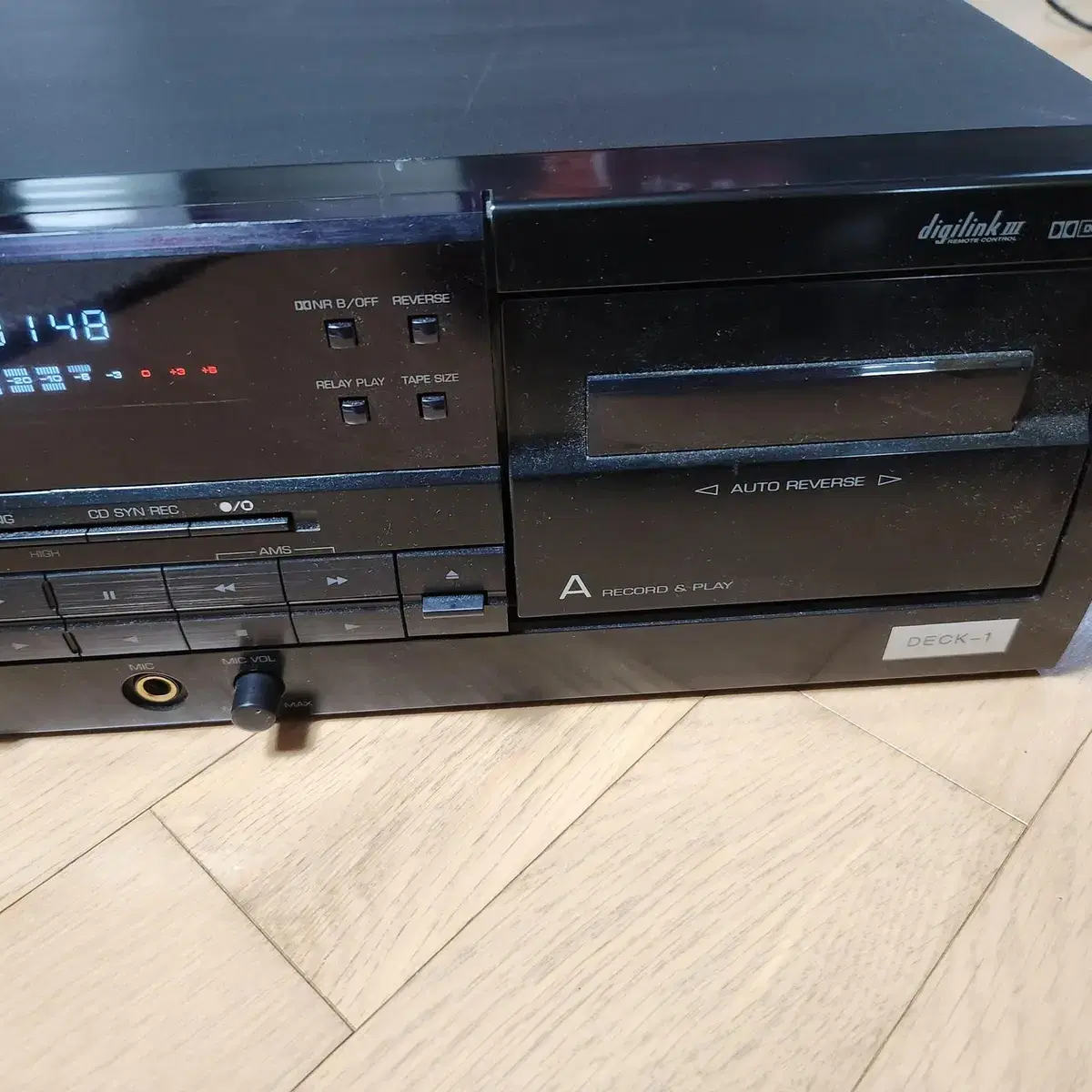 INKEL DOUBLE CASSETTE DECK DD-6200 더블덱