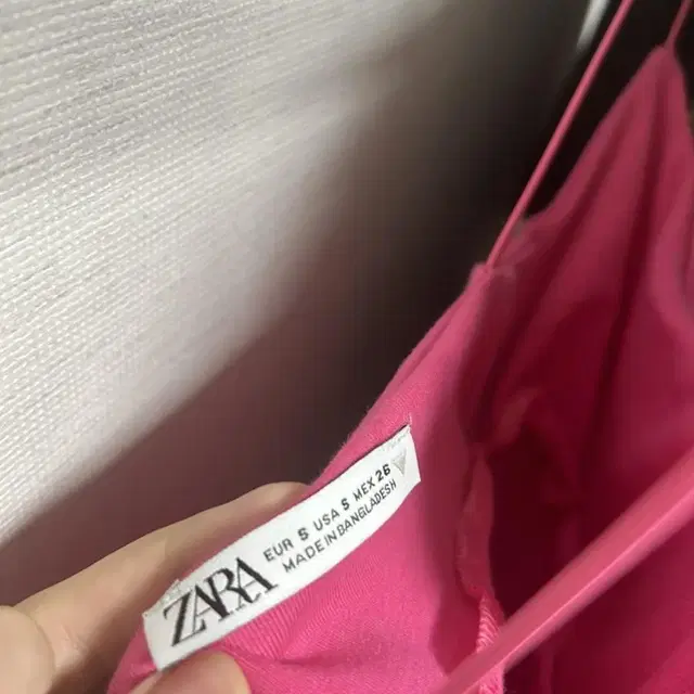 ZARA 핑크 파티 미니 드레스 S