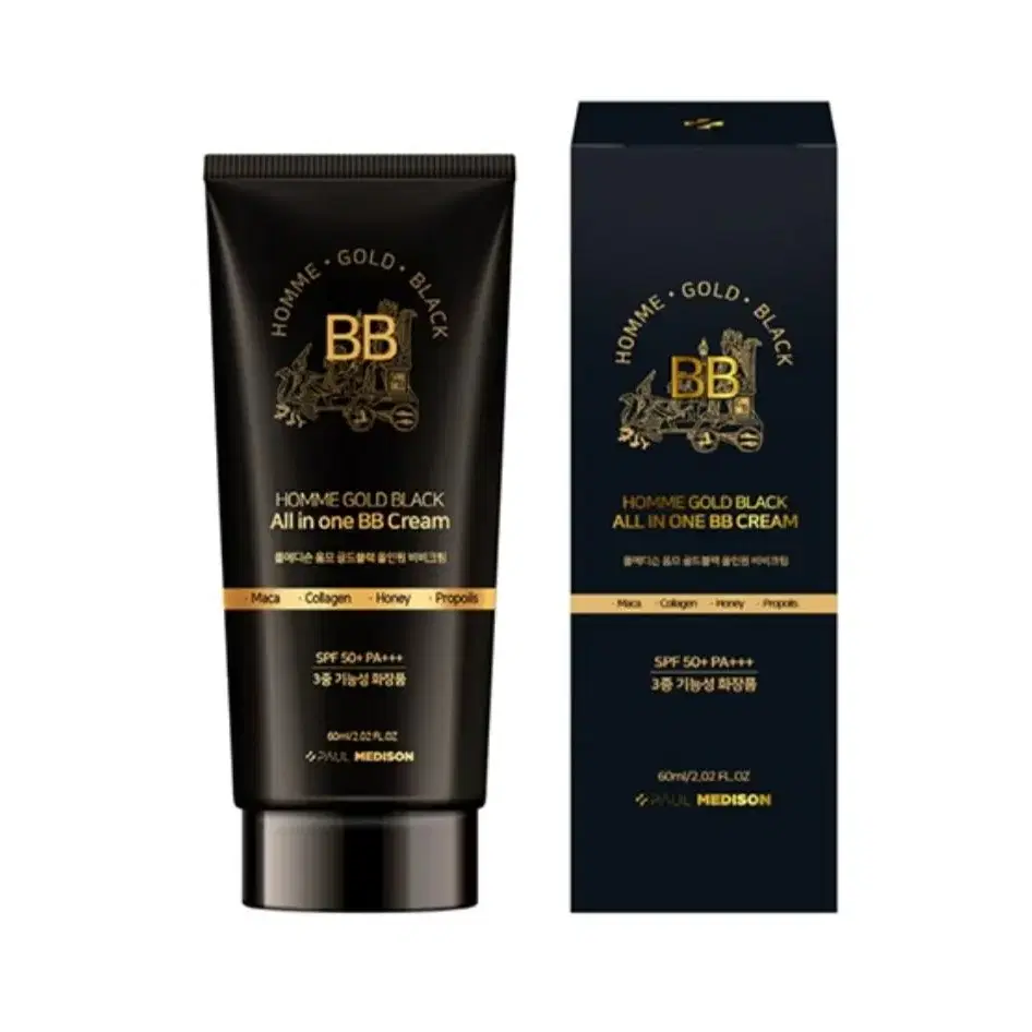 폴메디슨 골드블랙 남성 올인원 비비크림 60ml  <새상품>