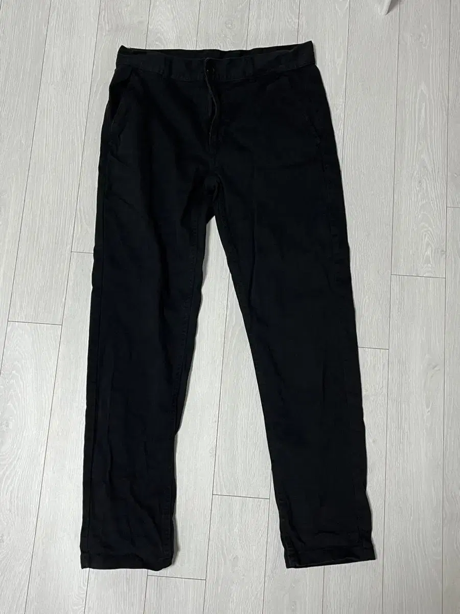 Straight-fit cotton pants