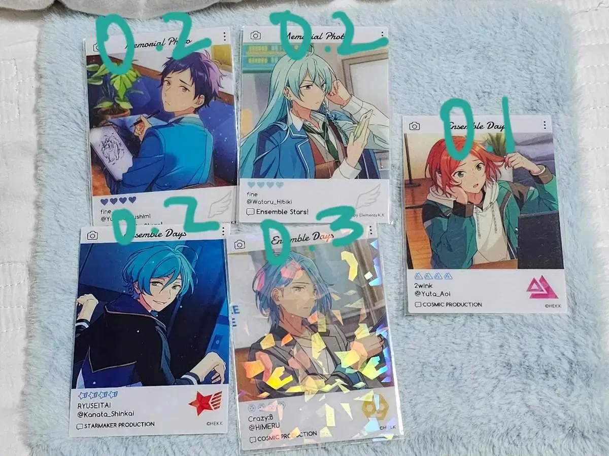 Anstar Emoka Clear Card Yuzuru Wataru Kanata Himeru Uta