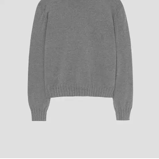 Turtle-neck Knit in Gray